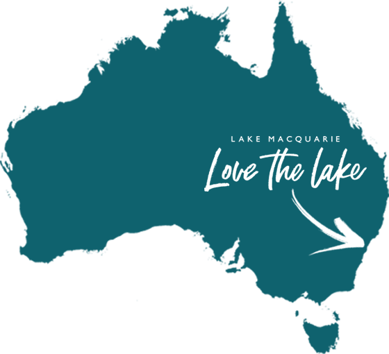 lake macquarie on australia map